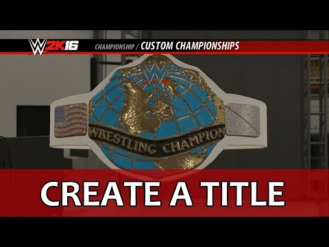 make your own wrestling belt